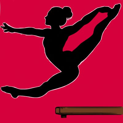 realistic professional gymnast