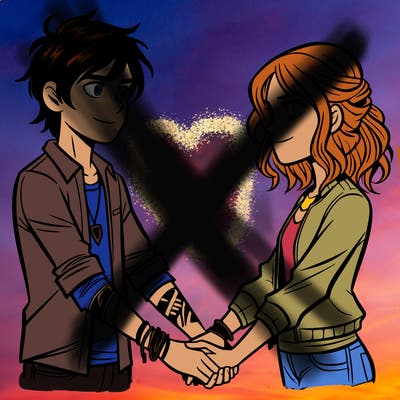 nico di angelo and will solace holding hands