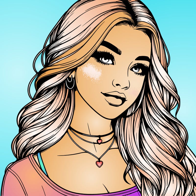 detailed realistic girl