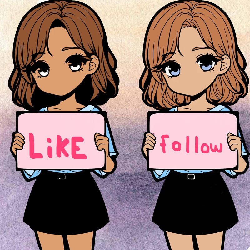 a realistic girl holding a sign