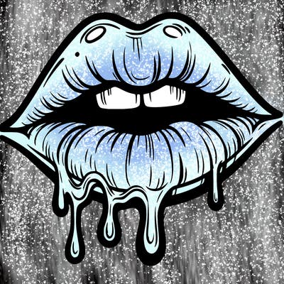 lips that look realistic and drip