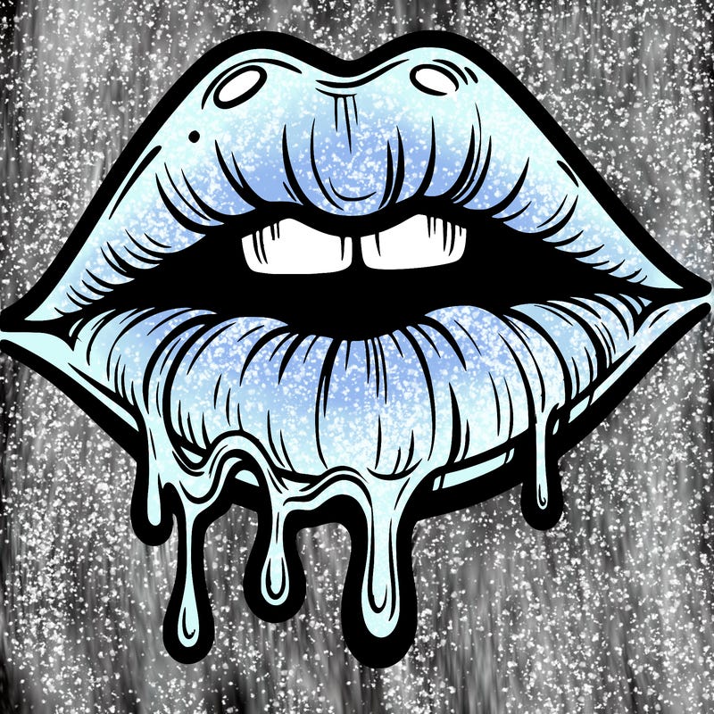 lips that look realistic and drip