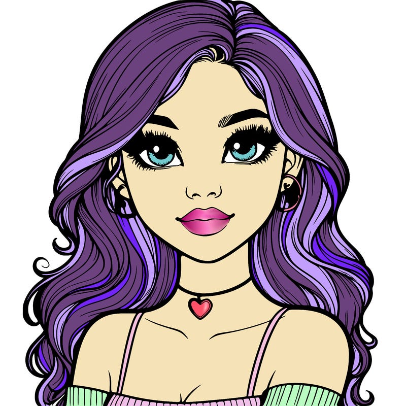 realistic pretty girl