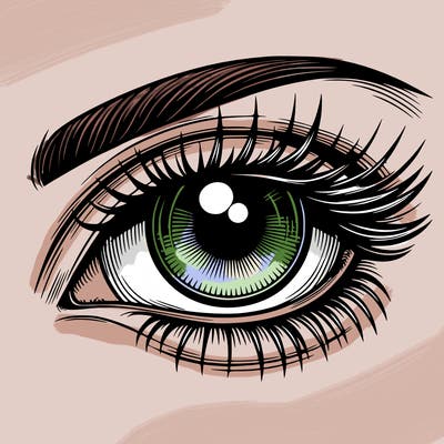 realistic eye