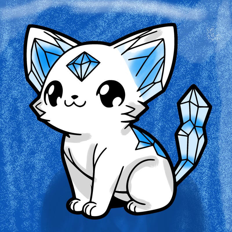 crystal kitten