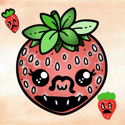 cute strawberry
