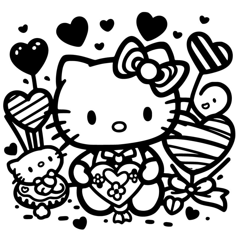 hello kitty valentines
