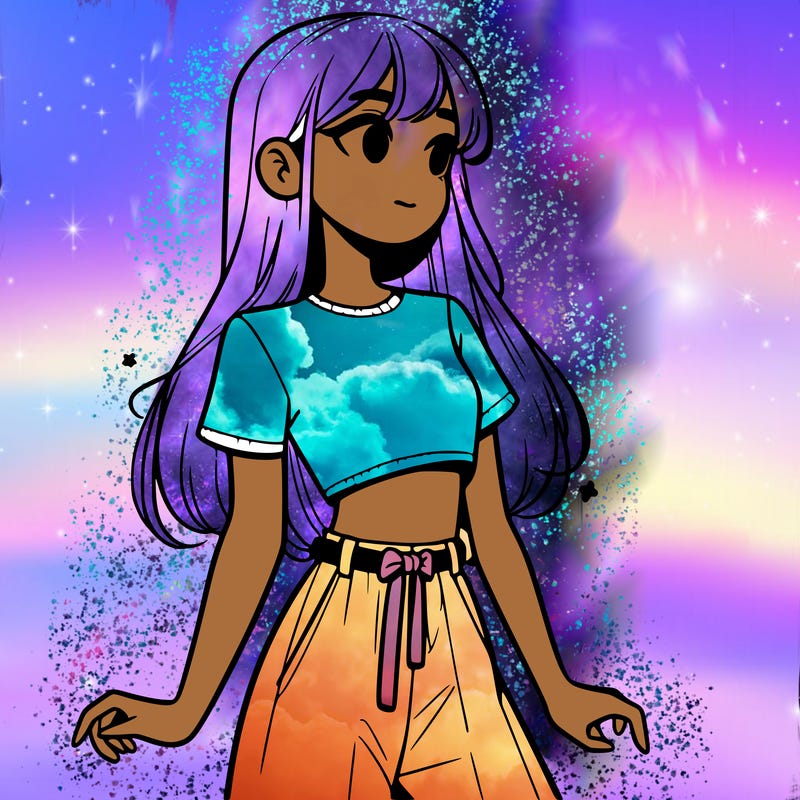 girl in a cute crop top