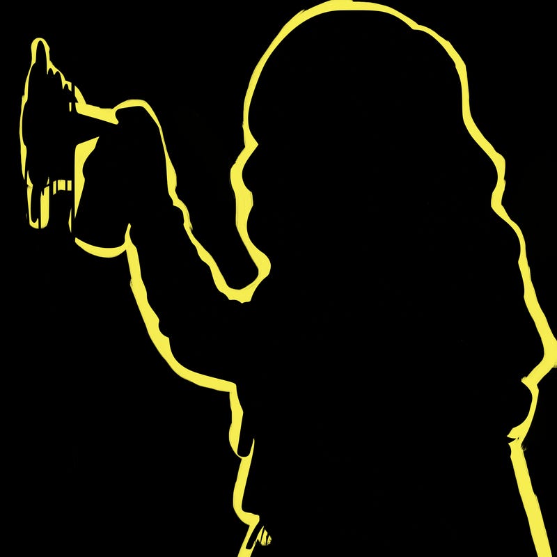 realistic girl with mask spray painting a wall