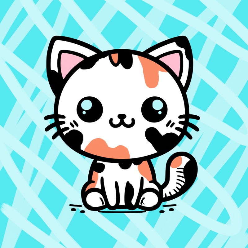 cartoon cute cat