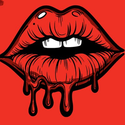 lips that look realistic and drip