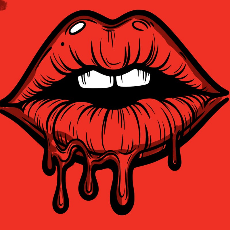 lips that look realistic and drip