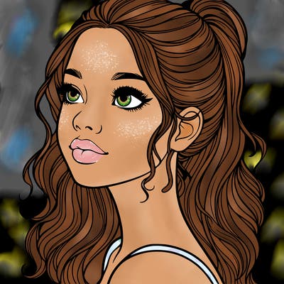 beautiful realistic girl