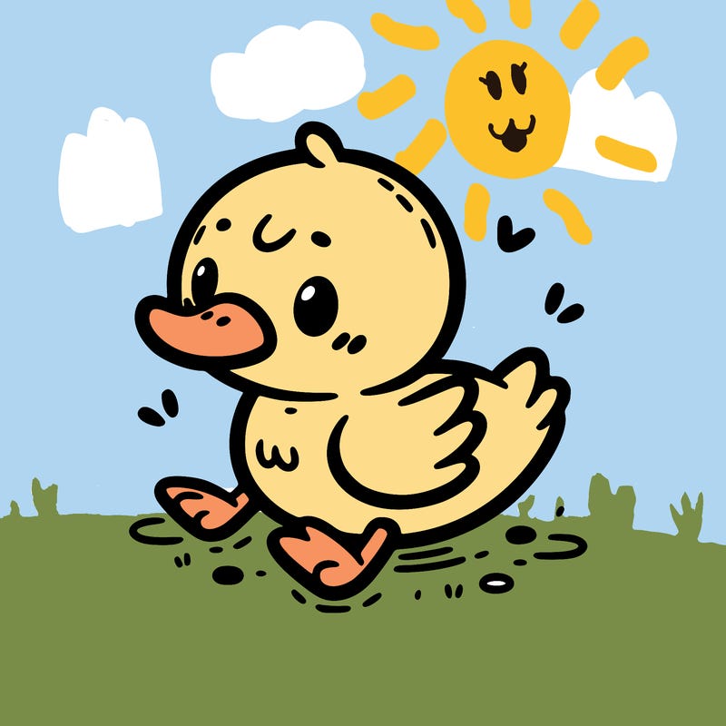 cute duck