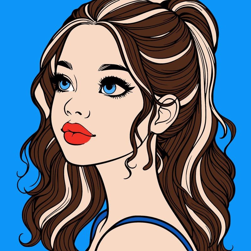 beautiful realistic girl