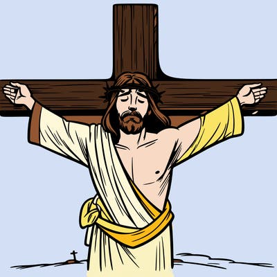 jesus on the cross