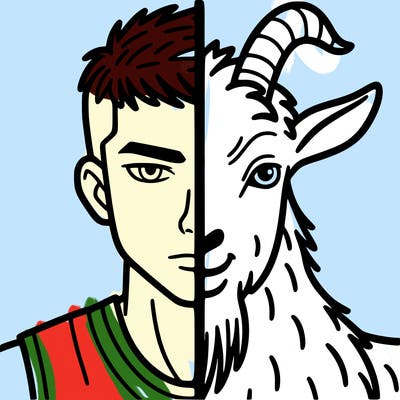 half of screen kolbe bryant and the other half a goat