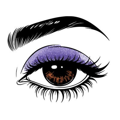 eye closed realistic