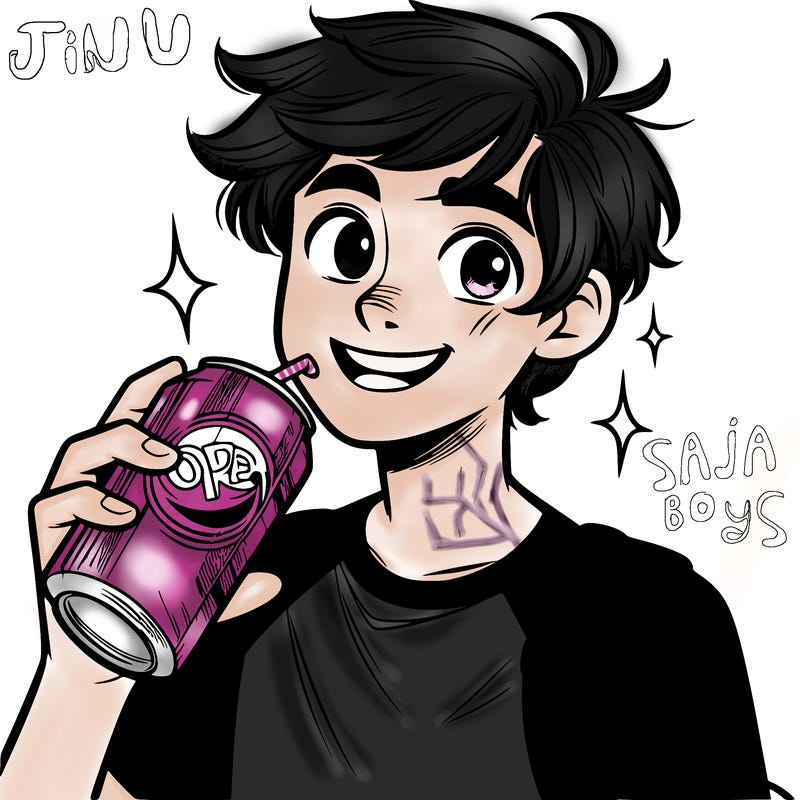 teenager drinking coca cola