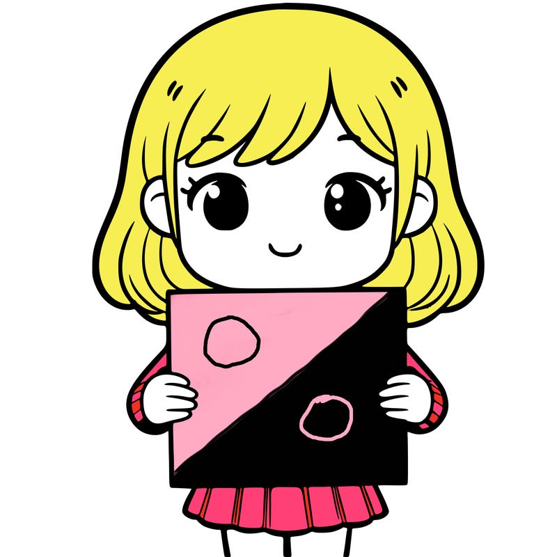 girl holding blank piece of paper