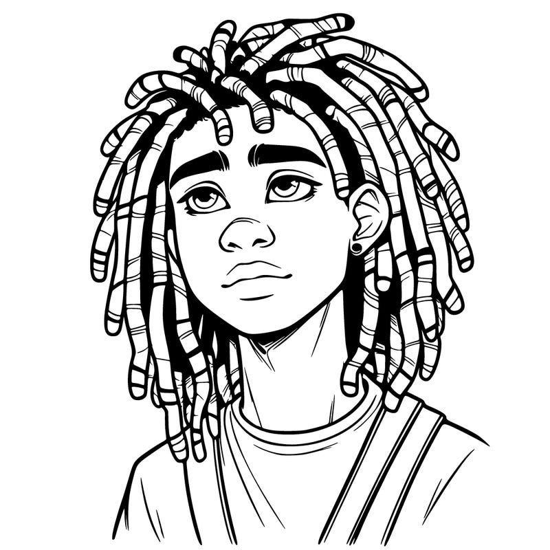 realistic, teen dreadhead