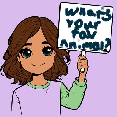 realistic girl holding up a sign