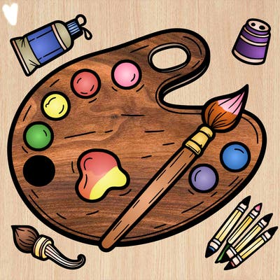 artist paint palette