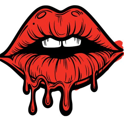 lips that look realistic and drip