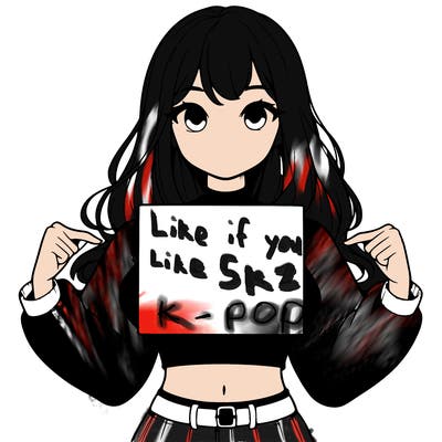 girl holding a blank sign in a long sleeve crop top