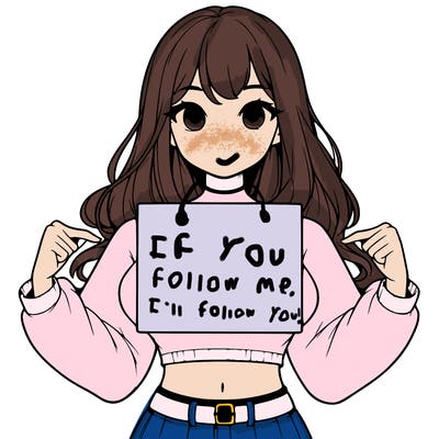 girl holding a blank sign in a long sleeve crop top