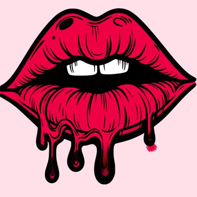 lips that look realistic and drip