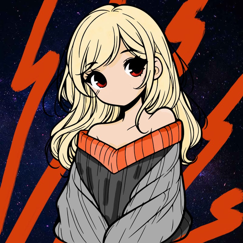 shy pretty girl wearing a sweater that is falling off one shoulder portrait