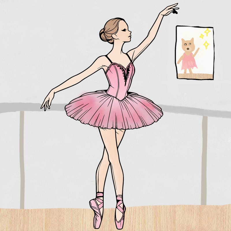 realistic ballerina