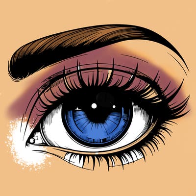 realistic eye
