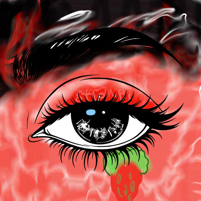 eye closed realistic