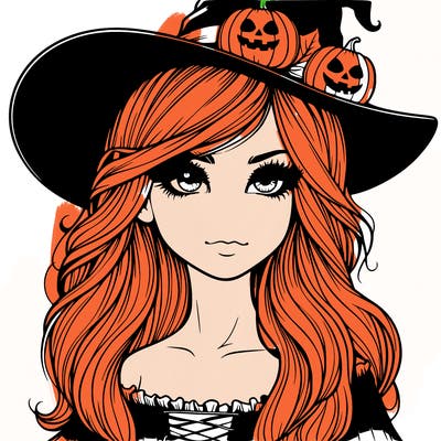 halloween realistic girl