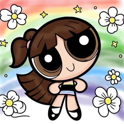 a powerpuff girl