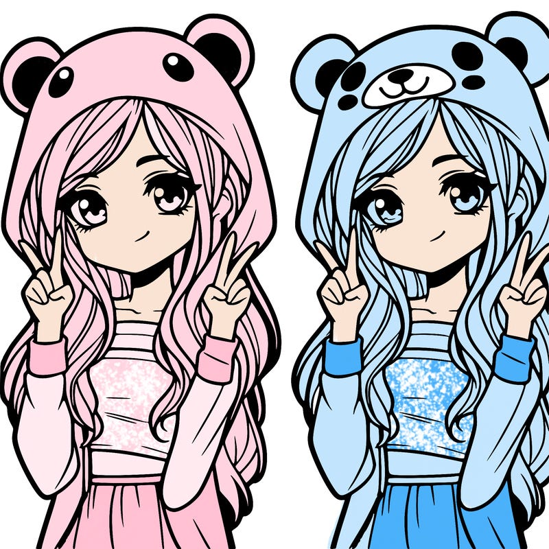 teen girl in animal costume