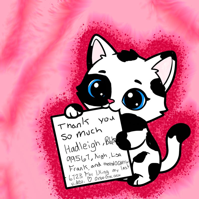 a small cat with a blank sheet of paper in its hand. the cat is sooooooo cute!