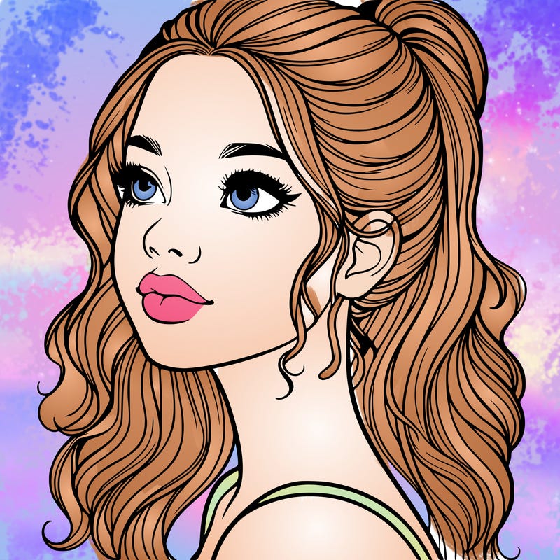 beautiful realistic girl