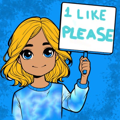 realistic girl holding up a sign