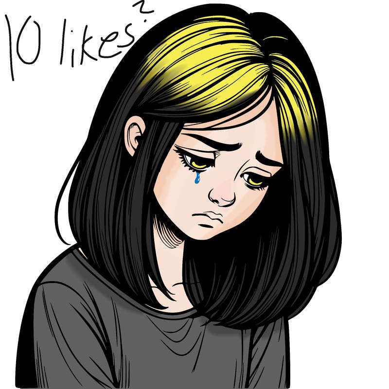 realistic sad girl