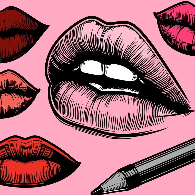 realistic  lips