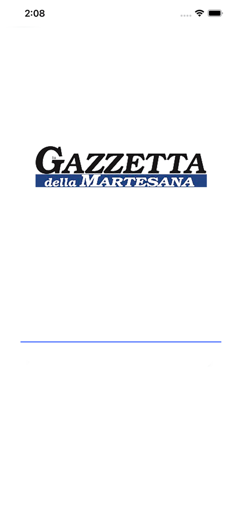 Gazzetta della Martesana - Gazzetta della Martesana app splash screen with newspaper logo