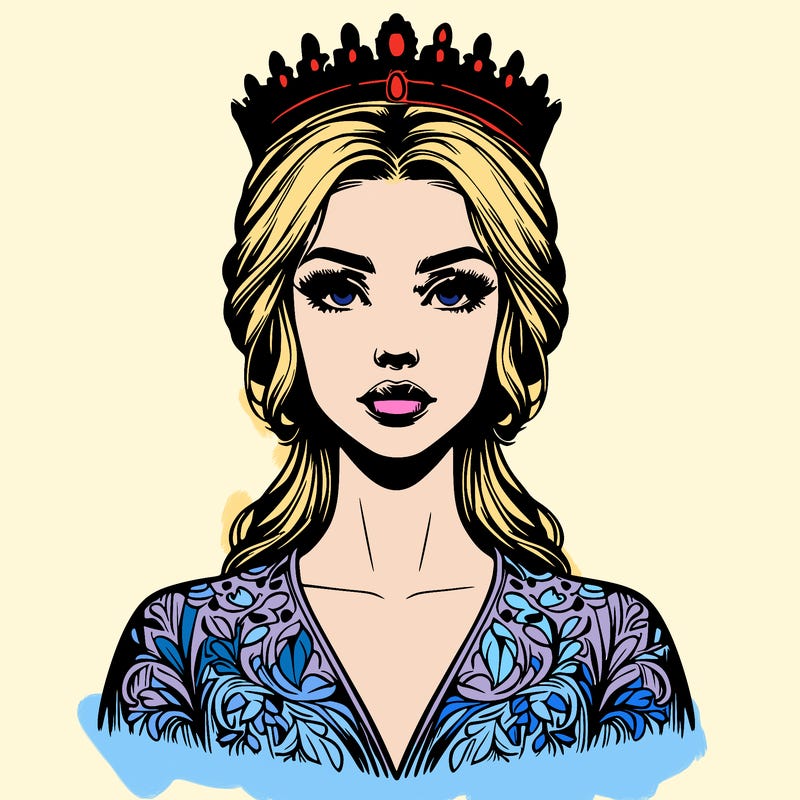 realistic beautiful queen