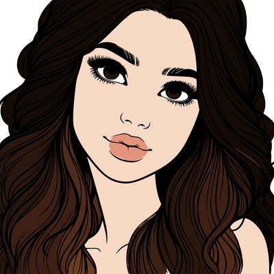 beautiful realistic girl