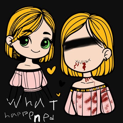 girl with no face