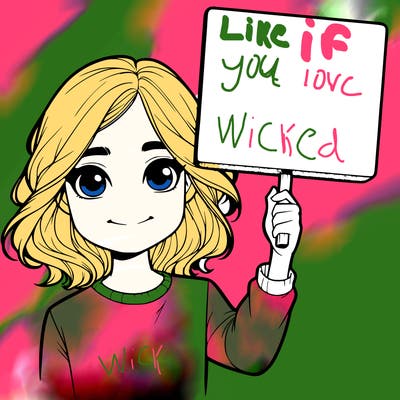 realistic girl holding up a sign