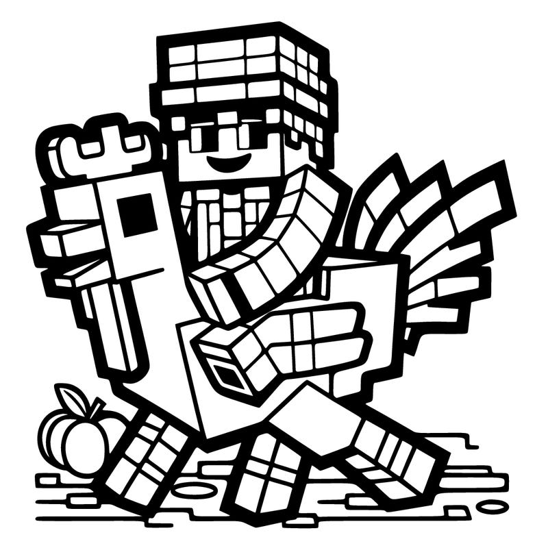 mincraft chicken jokey