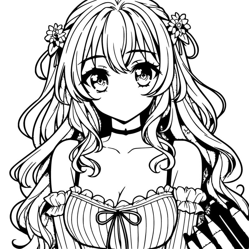 anime beautiful girl